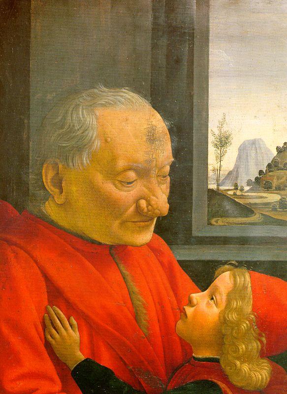 Domenico Ghirlandaio An Old Man and his Grandson Germany oil painting art
